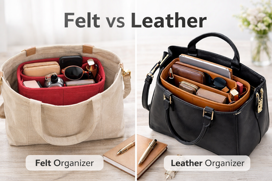 Felt vs Leather Purse Organizers: Which One Is Right for You?