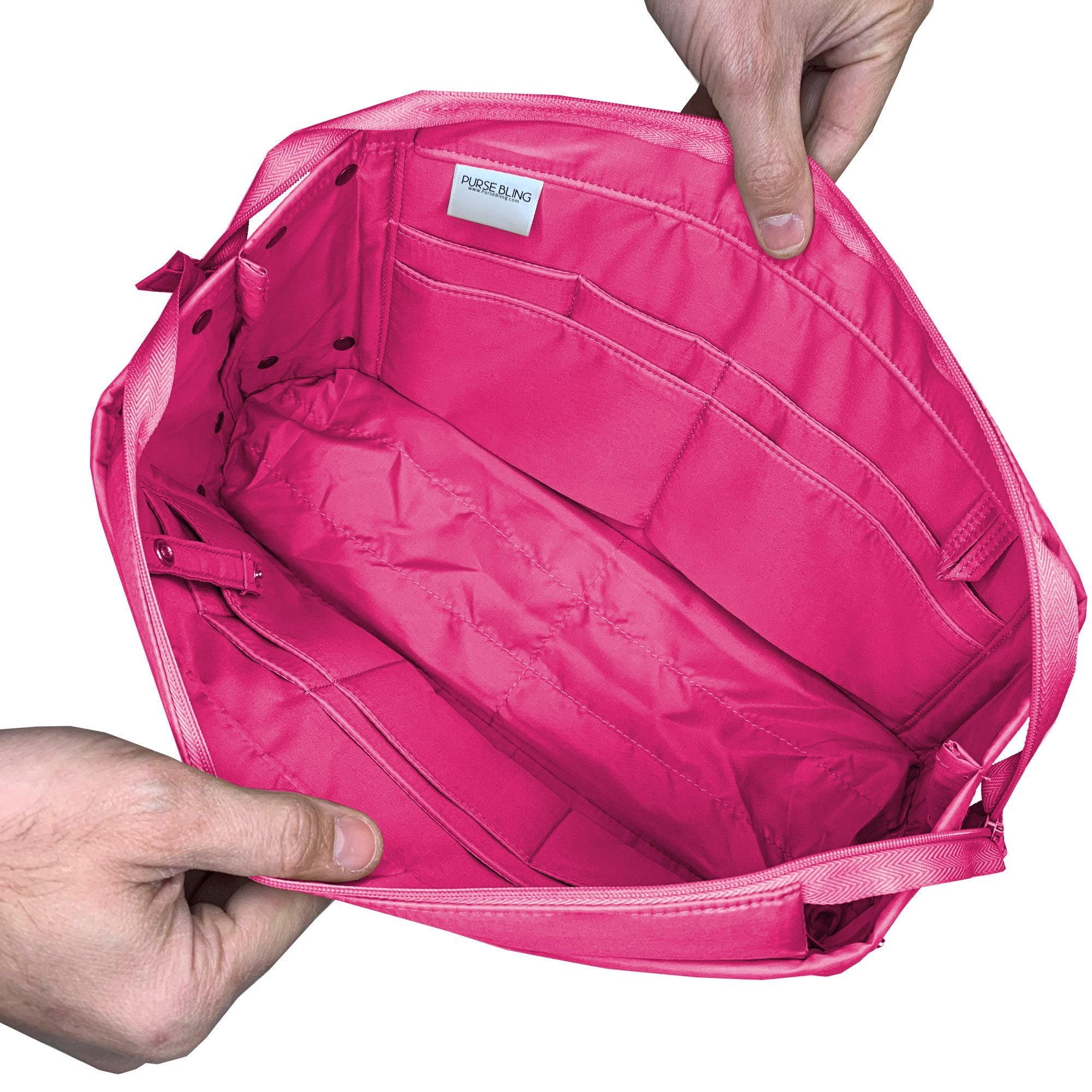 Nylon Insert Bag Organizer For Neverfull PM MM Luxury Handbag