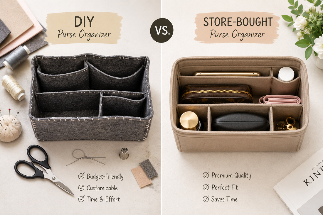 DIY vs. Store-Bought Purse Organizer Inserts