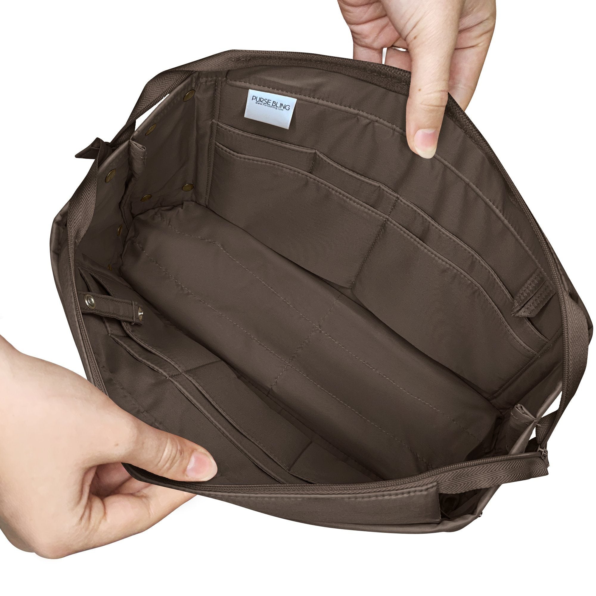 Felt Purse Organizer Insert, Bag with Zipper Inner Pocket for LV